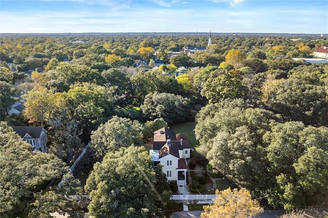 26 Julia St S, Mobile, AL 36604 - aerial view of property and surrounding area with a forest