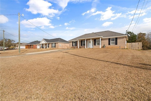 view of ranch-style house