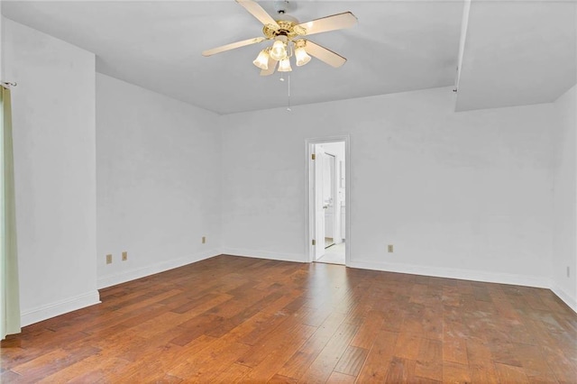 100 Tower Dr Unit 704, Daphne, AL 36526 - spare room featuring ceiling fan and wood-type flooring