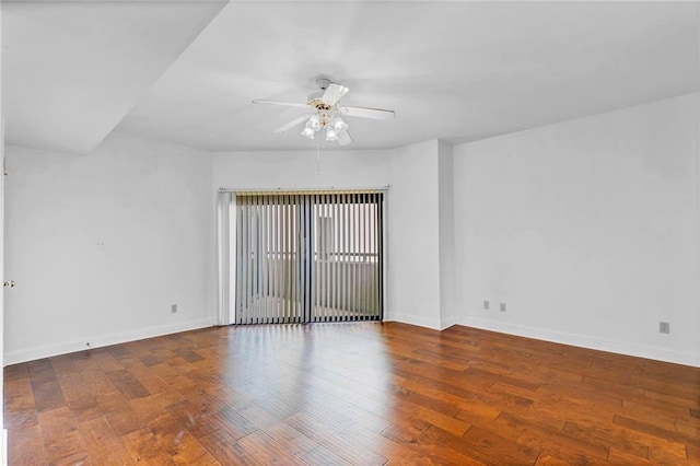 100 Tower Dr Unit 704, Daphne, AL 36526 - empty room with wood-type flooring and ceiling fan