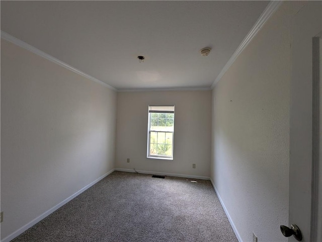 6960 March Pointe Ct, Theodore, AL 36582 - unfurnished room with crown molding, carpet flooring, and a smoke detector