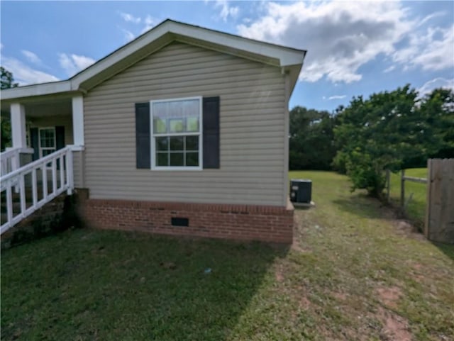6960 March Pointe Ct, Theodore, AL 36582 - view of property exterior featuring a central air condition unit