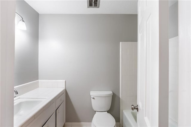601 Willow Brook Run E, Mobile, AL 36608 - bathroom featuring vanity and tub / shower combination