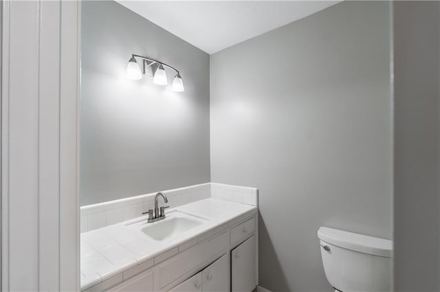 601 Willow Brook Run E, Mobile, AL 36608 - half bathroom featuring toilet and vanity