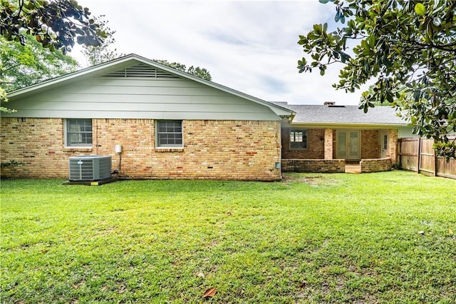 601 Willow Brook Run E, Mobile, AL 36608 - back of house with french doors and brick siding
