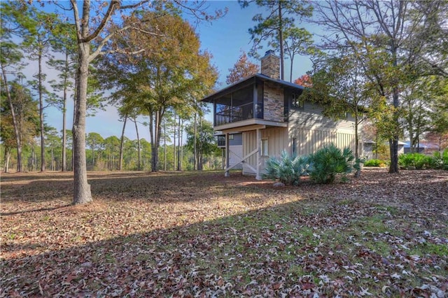 view of rear view of house