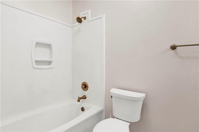 5555 Briarfield Ln, Mobile, AL 36693 - bathroom with toilet and shower / bathtub combination