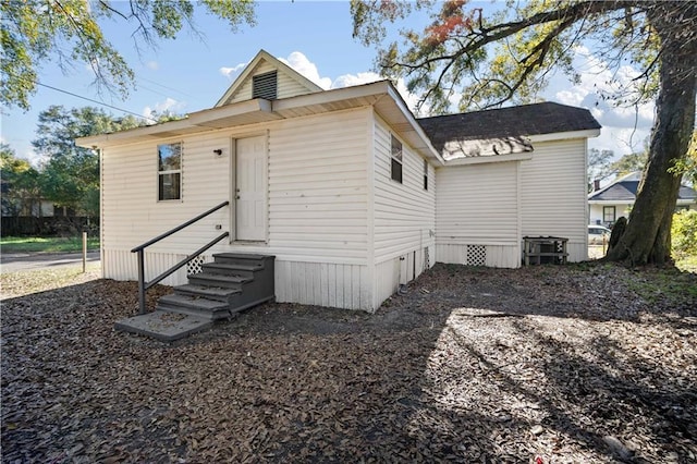 view of rear view of property