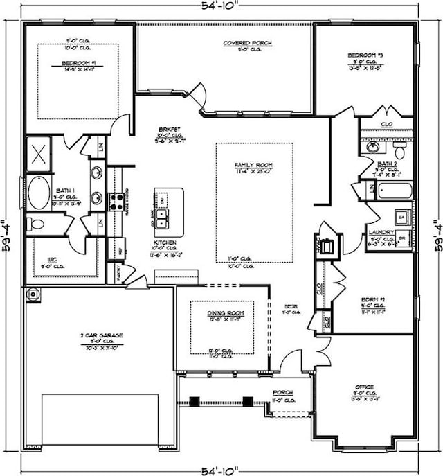 2295 Nadine Ln, Mobile, AL 36695 - view of home floor plan