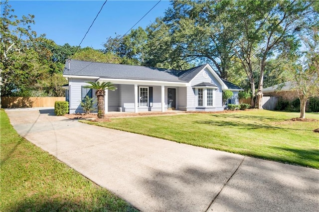 5912 Cansler Dr, Mobile, AL 36609 - view of front of property with driveway and a porch