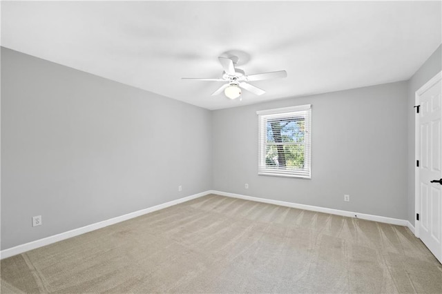 interior space featuring ceiling fan