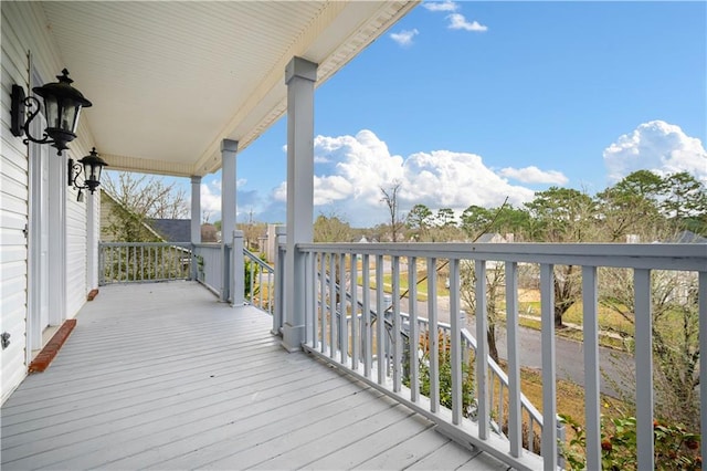 view of deck