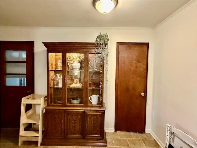 7020 Moffett Rd, Mobile, AL 36618 - entryway with ornamental molding and baseboards