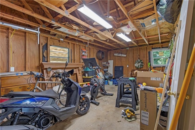 4689 Oak Ridge Rd, Mobile, AL 36609 - misc room featuring concrete flooring and a garage