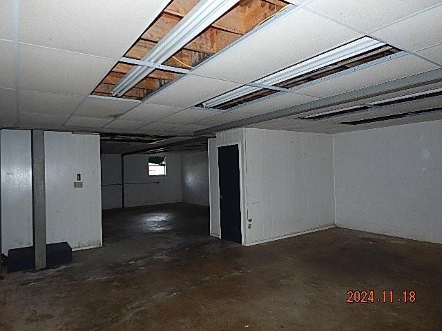 view of basement