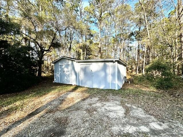 view of outbuilding with an outdoor structure