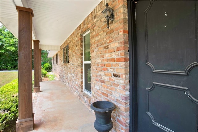 view of patio / terrace featuring a porch