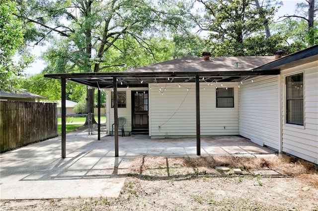 1112 Druid Dr, Mobile, AL 36618 - back of house with fence and a patio