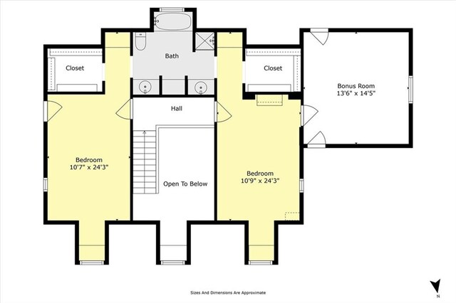 3425 Poe Rd S, Chunchula, AL 36521 - view of room layout