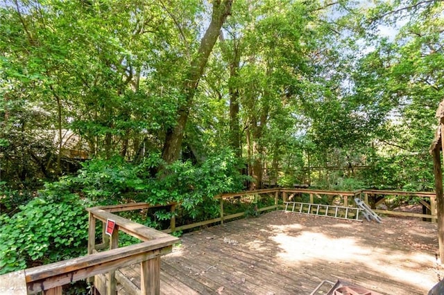 view of deck