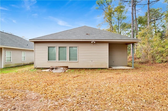 view of rear view of house