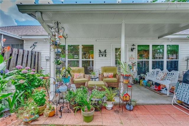 629 Spring Lake Dr W, Mobile, AL 36695 - view of covered porch