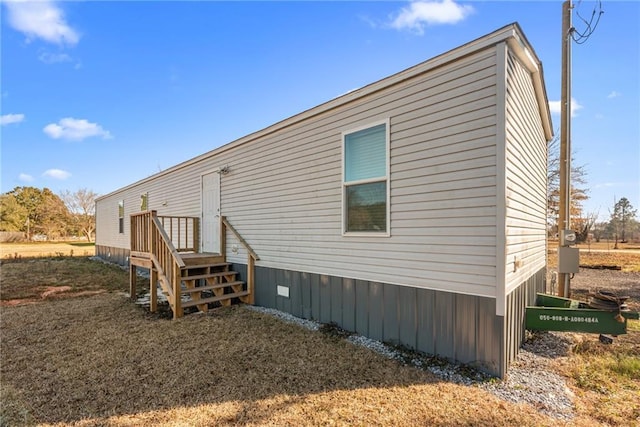 view of rear view of property