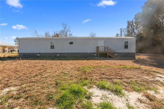 view of rear view of property