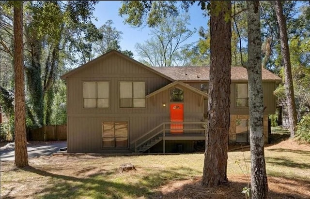 view of rear view of house