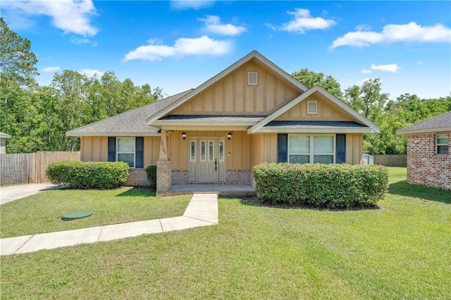 2107 Wolf Branch Dr N, Mobile, AL 36608 - bungalow-style home with board and batten siding, brick siding, and roof with shingles