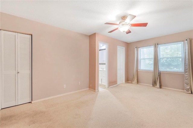 5721 Long Meadow Rd, Mobile, AL 36609 - unfurnished bedroom with carpet flooring, baseboards, and a ceiling fan