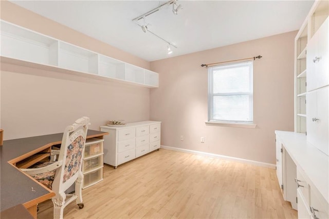 5721 Long Meadow Rd, Mobile, AL 36609 - office space featuring light wood finished floors, baseboards, and track lighting