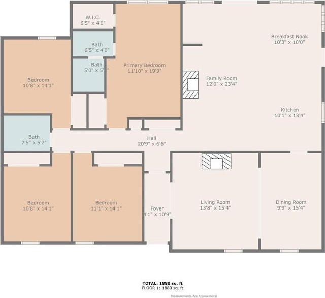 5721 Long Meadow Rd, Mobile, AL 36609 - room layout