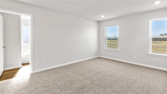 8616 Brooklyn Ct, Semmes, AL 36575 - empty room with plenty of natural light, recessed lighting, and carpet
