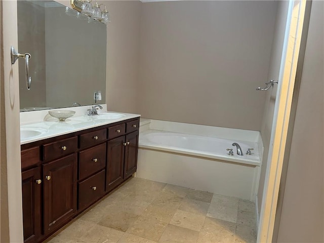 5901 Eastridge Pl, Mobile, AL 36608 - full bath featuring a garden tub and double vanity