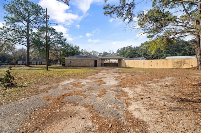 view of front of house