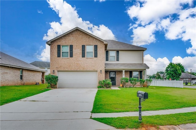 3473 Summer Woods Cir W, Mobile, AL 36695 - traditional-style house featuring an attached garage, driveway, and brick siding