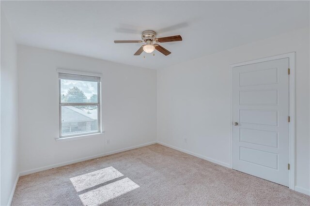 3473 Summer Woods Cir W, Mobile, AL 36695 - unfurnished room with carpet floors, ceiling fan, and baseboards