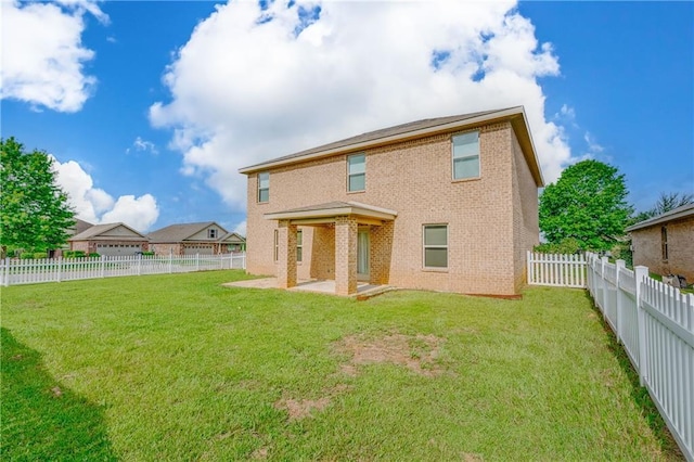 3473 Summer Woods Cir W, Mobile, AL 36695 - rear view of house featuring a patio and brick siding