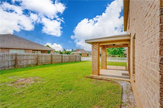 3473 Summer Woods Cir W, Mobile, AL 36695 - view of yard with a patio area and a ceiling fan