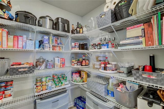 view of pantry