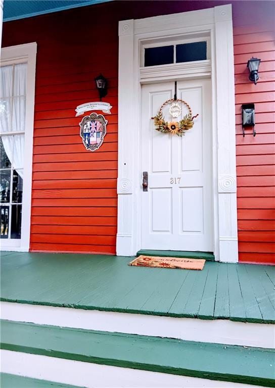 view of entrance to property