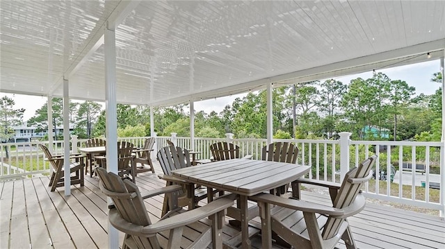 sunroom featuring plenty of natural light