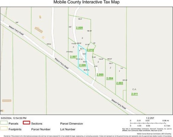 12240 Mason Ferry Rd, Wilmer AL, 36587 land for sale