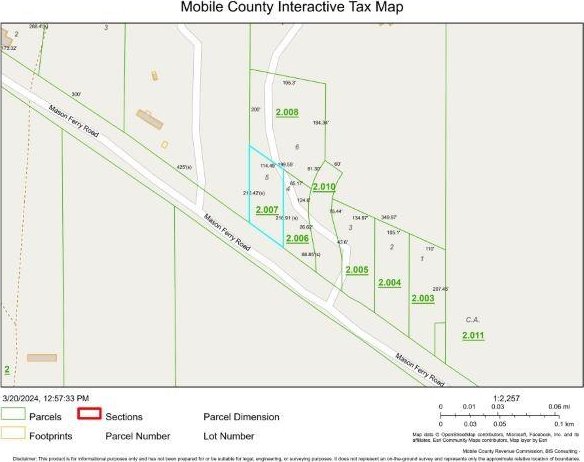 12240 Mason Ferry Rd, Wilmer AL, 36587 land for sale