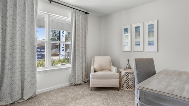 10471 Lowell St W, Mobile, AL 36695 - sitting room featuring carpet flooring, plenty of natural light, and baseboards