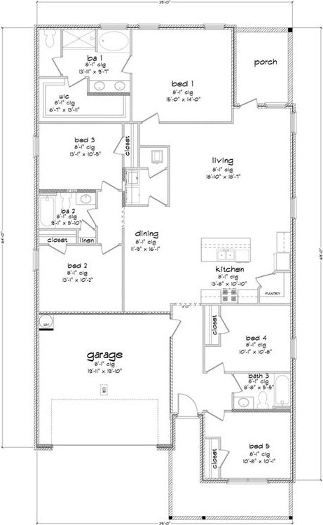 10471 Lowell St W, Mobile, AL 36695 - room layout