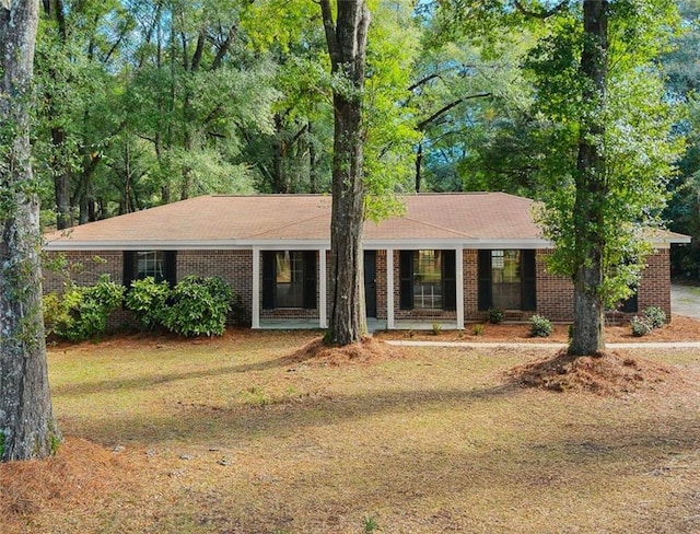 view of ranch-style house