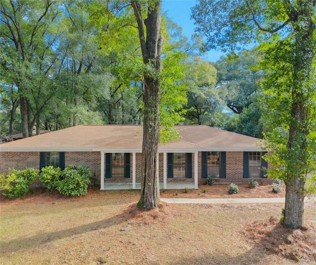 view of ranch-style house