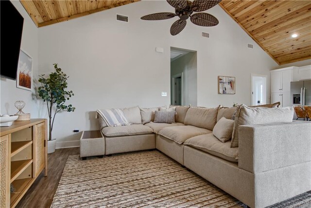 deck featuring ceiling fan and french doors